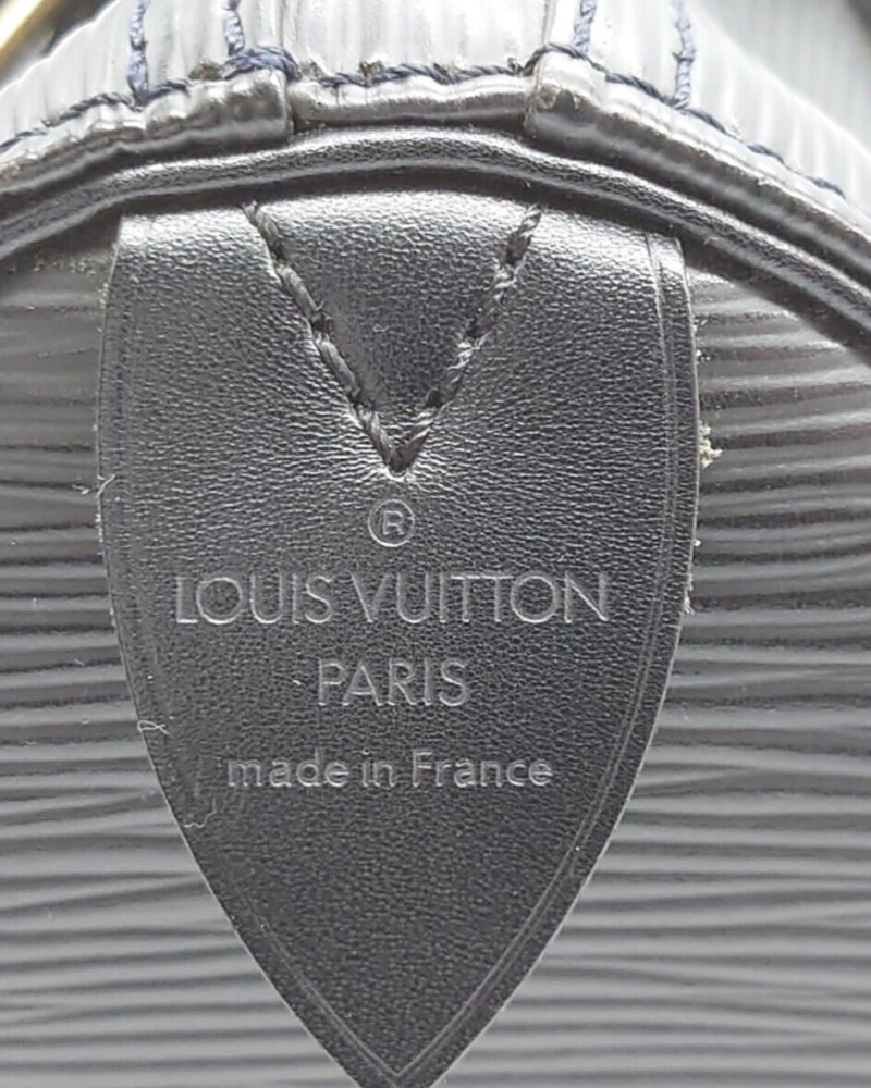 Louis Vuitton Speedy 25 Handbag Boston Bag Epi Black Leather M59032 - Image 2